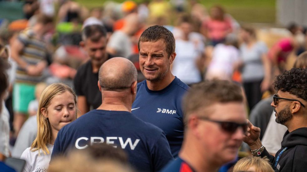 Bear Grylls at Powderham Festival